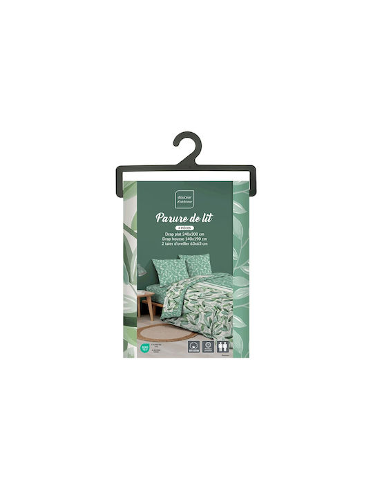 Douceur d'Intérieur Single Bed Sheets Set 140x190cm 4 Pieces