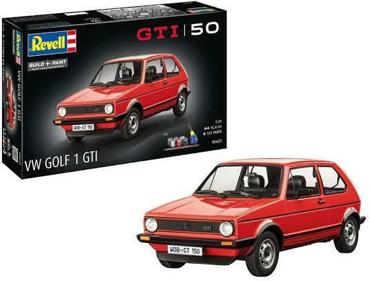Revell Gift Set 50 Years Vw Golf 1 Gti Scale 1:24 05623
