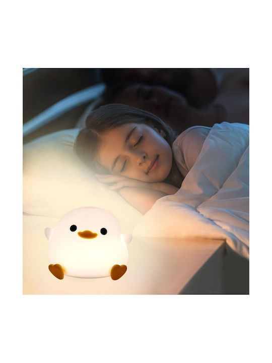 Alista Home Lampă Decorativă de Masă cu LED pentru Copii cu Atingere Albă 12.2x10.5x9.2cm