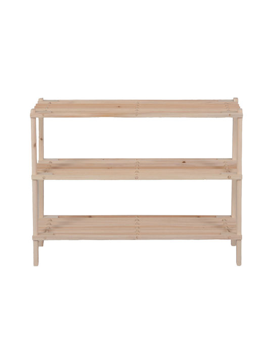 Παπουτσοθήκη από Μασίφ Ξύλο Steper 64x26x48.5cm
