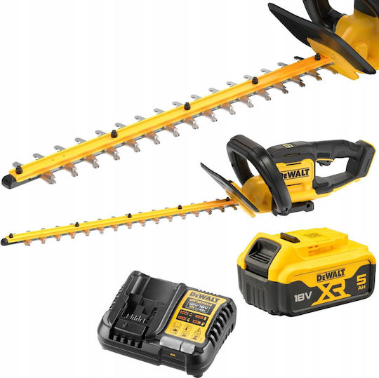 DEWALT DCMHT564P1 Battery Hedge Trimmer 18V with 55cm Blade Length