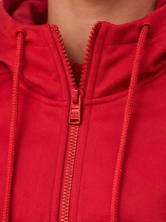 Bluza și hanorac pentru copii cu glugă roșie