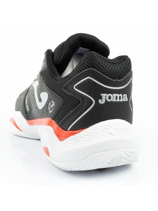 Joma Master Ανδρικά Παπούτσια Padel για Χωμάτινα Γήπεδα Μαύρα
