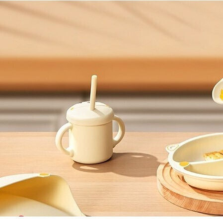 Alista Home Toddler Silicone Cup Beige for 12m+
