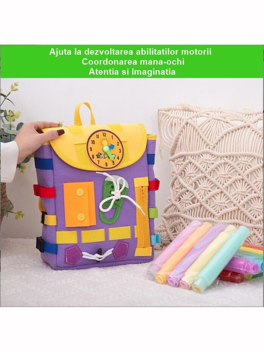 Alista Home Geantă Rucsac Violet Pentru Copii 28x23x10 cm