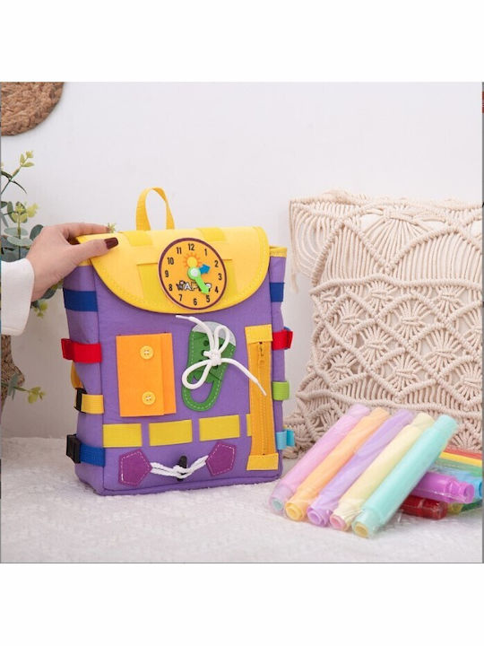 Alista Home Geantă Rucsac Violet Pentru Copii 28x23x10 cm