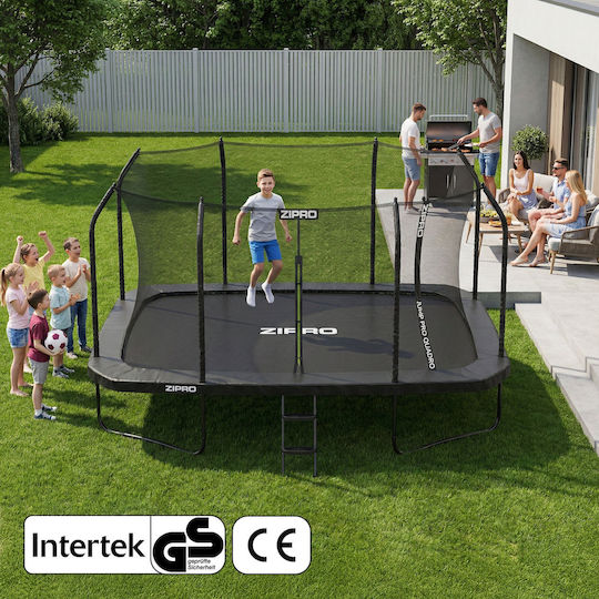 Zipro Jumppro Quadro Trambulină În Aer Liber 427x244 cm