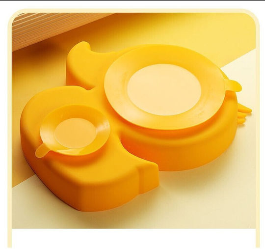 Alista Home Set De Masă Din Silicon Galben 3 Piese