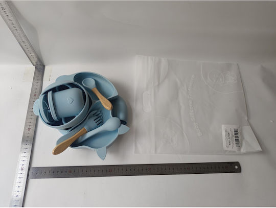 Alista Home Set De Masă Din Silicon Albastru 6 Piese