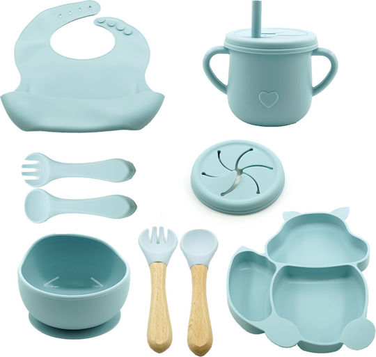 Alista Home Set De Masă Din Silicon Albastru 6 Piese