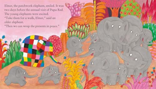 Elmer's Christmas Board Book Gift Board Book Edition And The Perfect Christmas Stocking Filler For Children Elmer Picture Books Volume 18