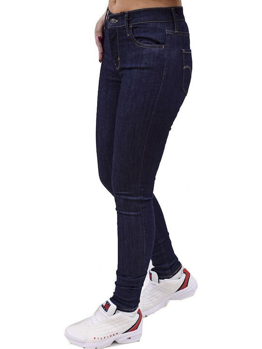 720 Talie înaltă Blugi de damă cu croială super skinny Serenitate profundă