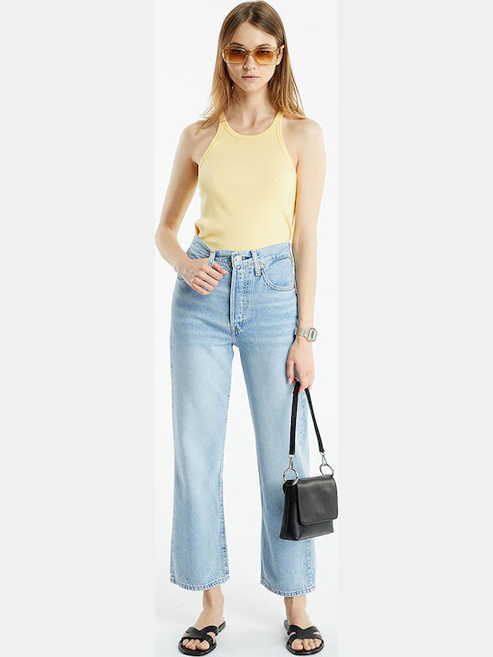 Ribcage High Waist Women's Jean Trousers in Regular Fit