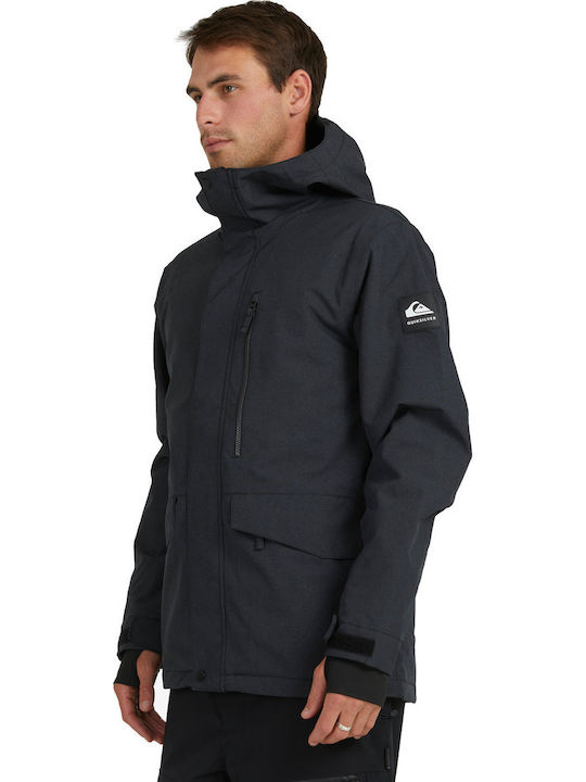 Quiksilver Mission Solid Men's Ski & Snowboard Jacket Gray EQYTJ03266-KVJ0