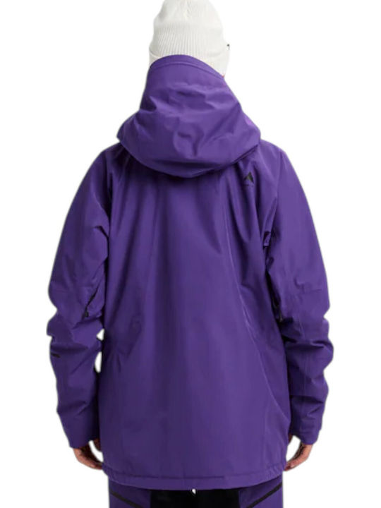 Burton 304111049C Ανδρικό Μπουφάν Gore-Tex για Σκι & Snowboard Μωβ