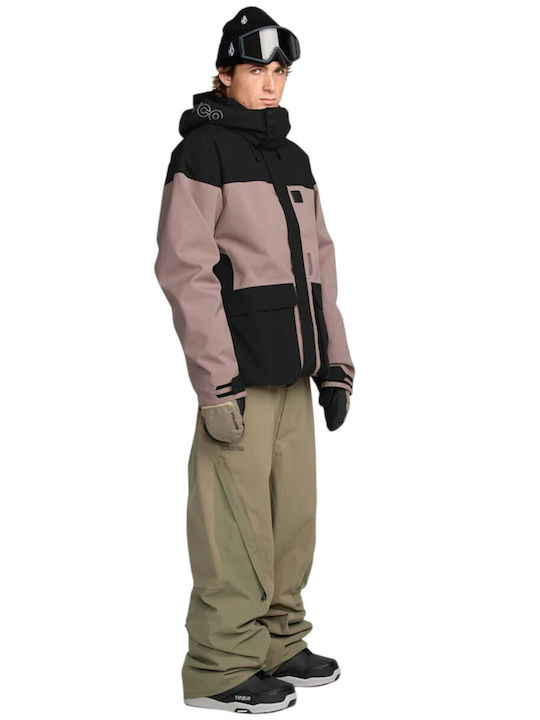 Volcom Kleveland G0652607-MVE Ανδρικό Μπουφάν για Σκι & Snowboard Μωβ