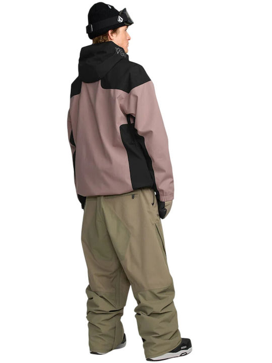 Volcom Kleveland G0652607-MVE Ανδρικό Μπουφάν για Σκι & Snowboard Μωβ