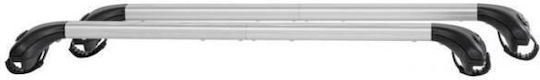 Menabo Folding Aluminum Car Roof Bars Ariete 815-1195 Cm Silver Color Hyundai iX35 5 Doors 2010>2015 Raised Rails 55 Cm Max 2 Pieces 12050/mb Mp.12050/mb-103