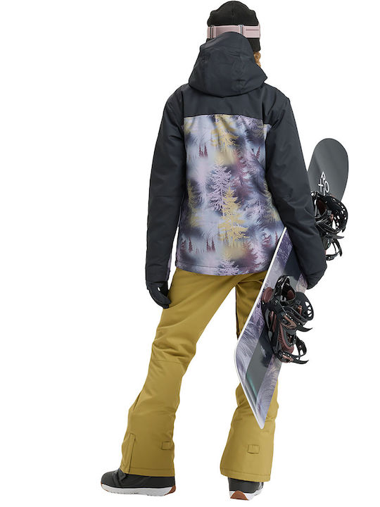 Roxy Jetty Block ERJTJ03528-SLR1 Γυναικείο Μπουφάν για Σκι & Snowboard Γκρι