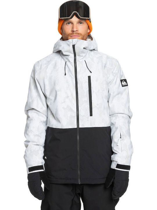 Quiksilver Mission Printed Block Men's Ski & Snowboard Jacket Multicolour EQYTJ03478-WDW1