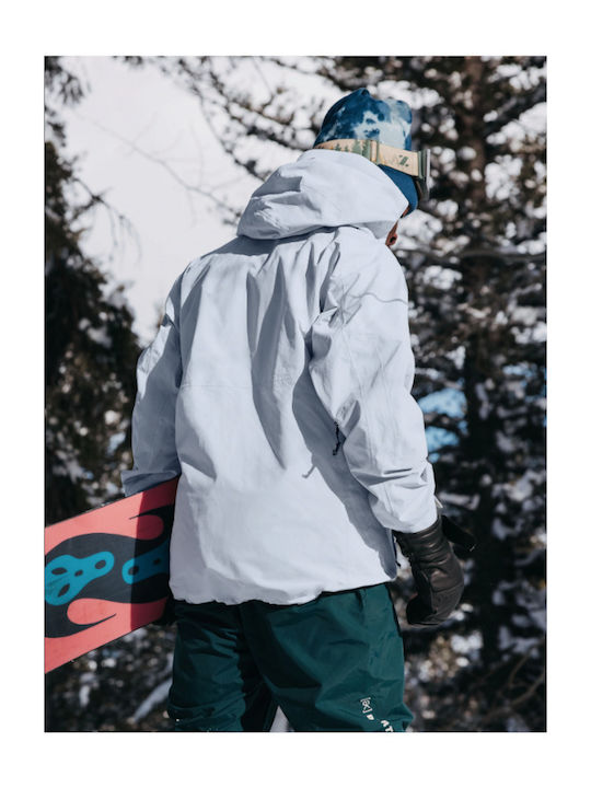 Burton Ak Cyclic 10002111021 Ανδρικό Μπουφάν Gore-Tex για Σκι & Snowboard Γκρι