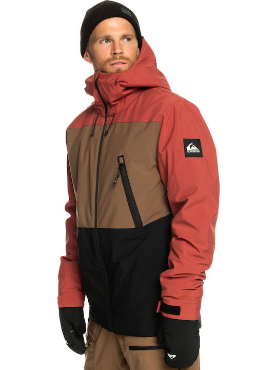 Quiksilver Sycamore EQYTJ03431-CPV0 Ανδρικό Μπουφάν για Σκι & Snowboard Πολύχρωμο
