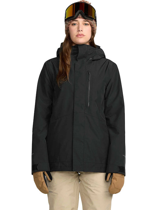 Volcom V.co H0452603-BLK Γυναικείο Μπουφάν για Σκι & Snowboard Μαύρο