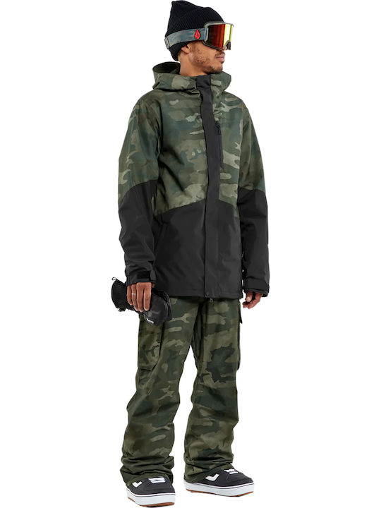 Volcom Vcolp G0452409-CWC Мъжко Яке за Ски и Сноуборд Многоцветен
