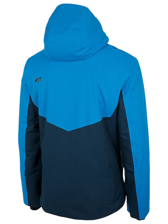 4F Men's Ski & Snowboard Jacket Blue H4Z21-KUMN011-36S