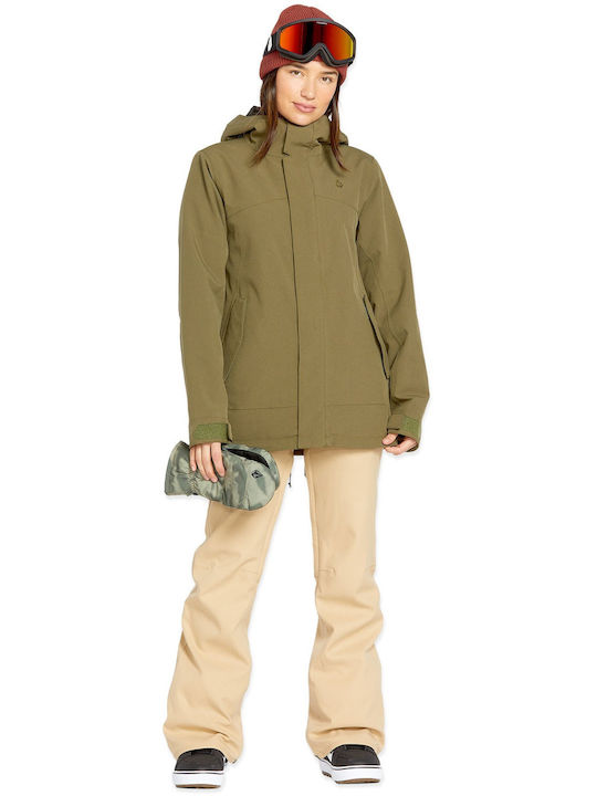 Volcom Shadow Women's Ski & Snowboard Jacket Khaki H0452507-IVY