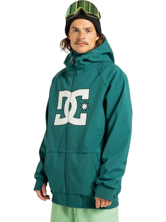 DC Spectrum Men's Soft Shell Ski & Snowboard Jacket Green ADYTJ03083-BTG0
