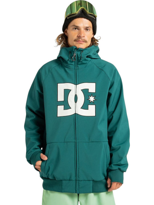 DC Spectrum Men's Soft Shell Ski & Snowboard Jacket Green ADYTJ03083-BTG0