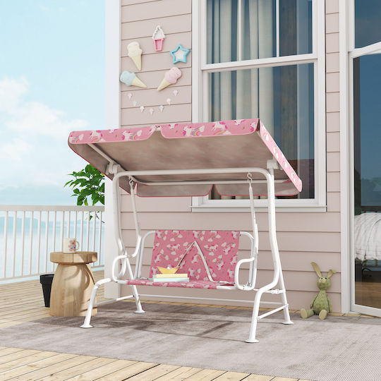 with Seat Belt Swing Hollywood 2 Seater Pink