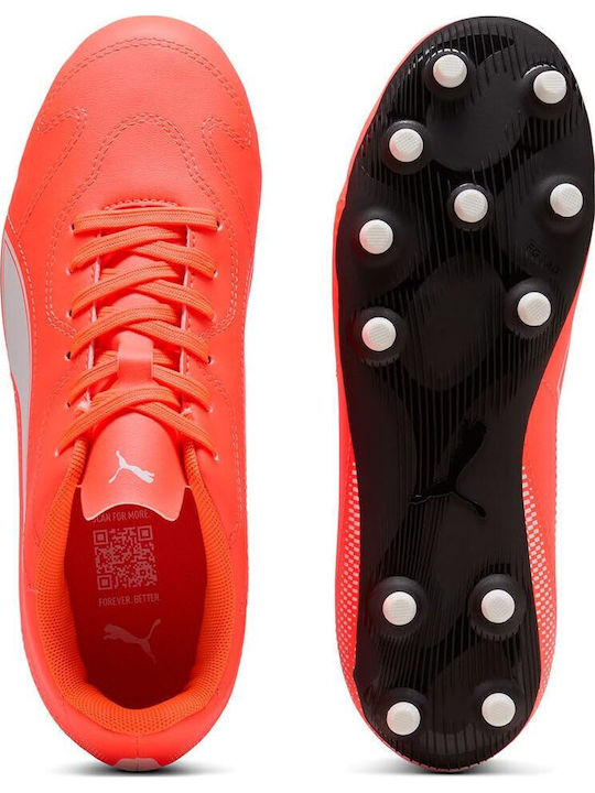 Vitoria Ii Fg Ag Kids Molded Soccer Shoes Red