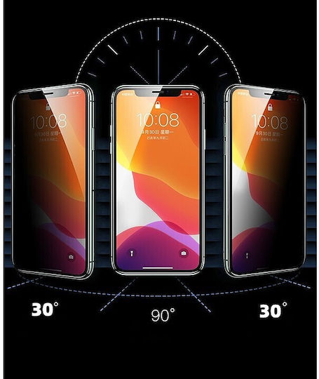 Протекторна Филм Alista Home iPhone 15 Матов Керамичен Поверителност 9h 30° Поверителност Удароустойчив Прозрачен Черен