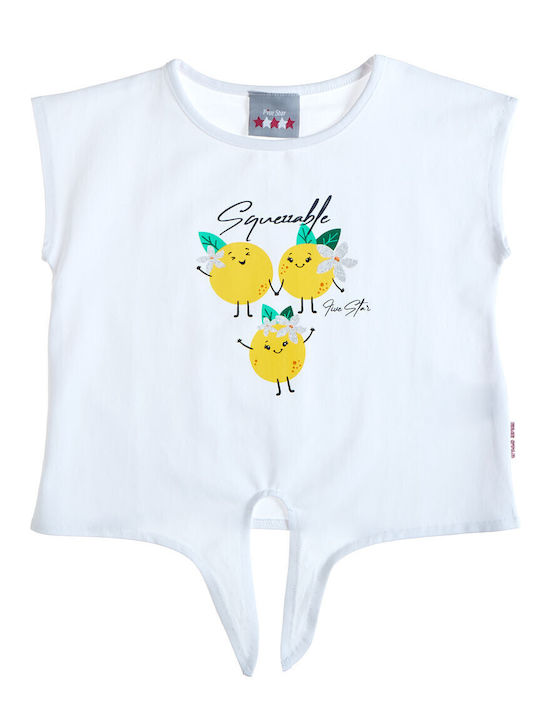 Kinderbekleidungsset mit Sommer-Leggings Weiß 2 Stück