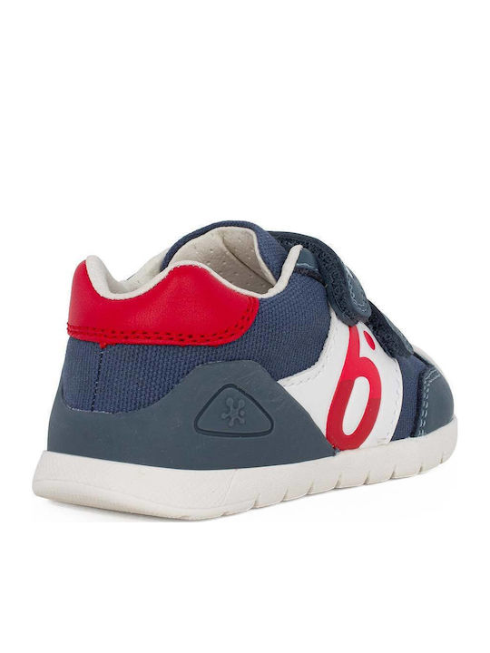 Kids Sneakers Anatomic with Hoop & Loop Closure Navy Blue
