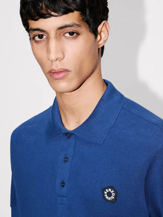 Boke Flower 2.0 Polo T-shirt Deep Sea Blue
