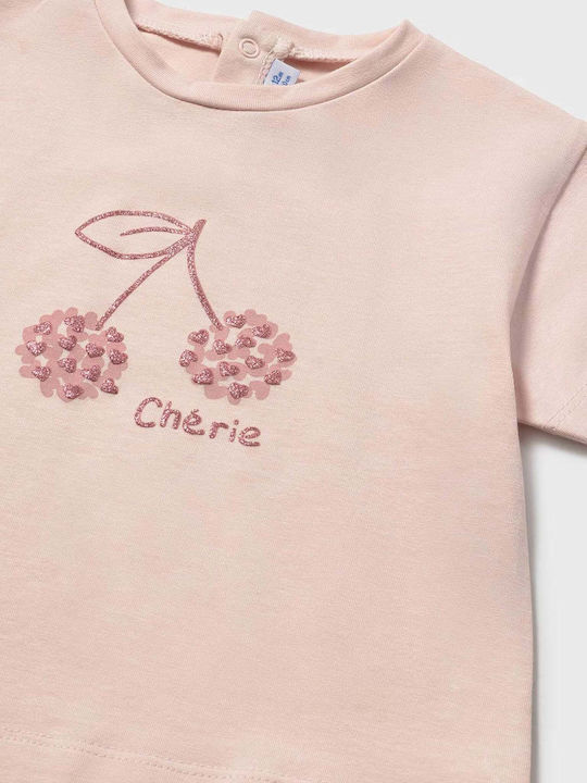 Kids Short-sleeved Top Pink