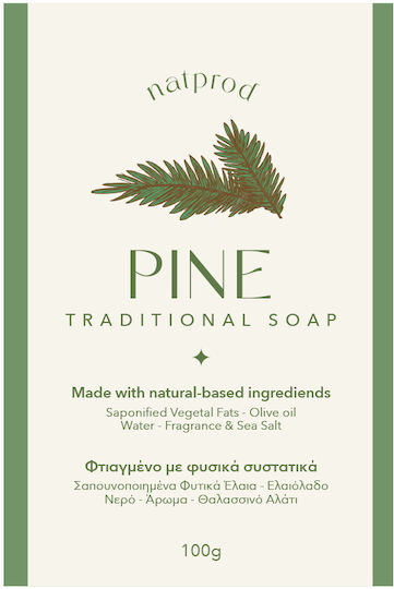 Natprod Pine Seifenriegel mit Olivenöl 100gr