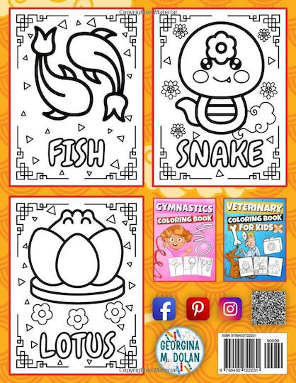 Chinesisches Neujahr Malbuch Schlange Tiger Affe Drache Mehr Einfache Designs Jungen Mädchen Geschenkidee Kinder Zum Feiern des Festivals