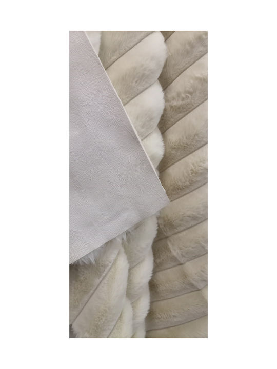 Natural Home Teppich Rechteckig Synthetisch,Polyester/Cotton/Leather Off White