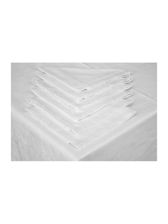 White Line Салфетки Памучна Off-white 50x50бр
