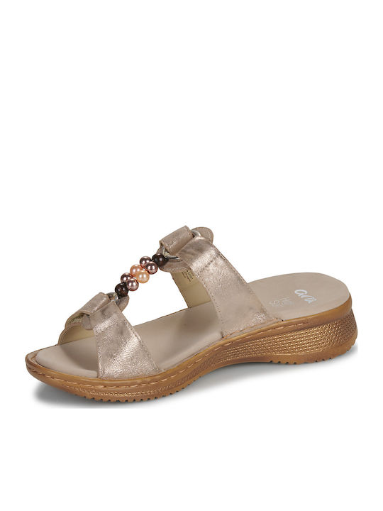 Sommer Damenplattformen Goldene
