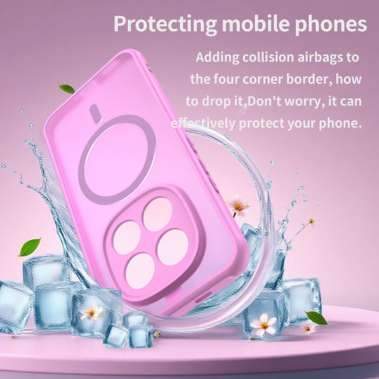 Techsuit Halofrost II Rückseitencover Kunststoff Rosa (Redmi Note 15)