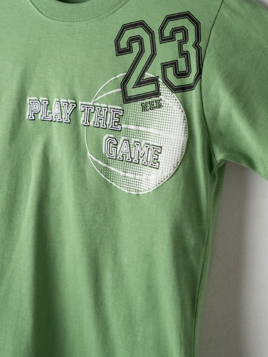 Kids Set With Shorts Summer 2 Pieces Green