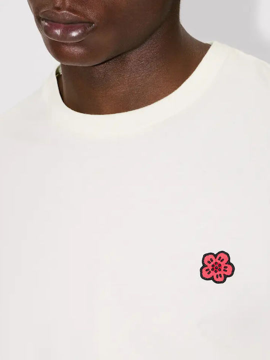 Boke Kurzarm T-Shirt Ecru