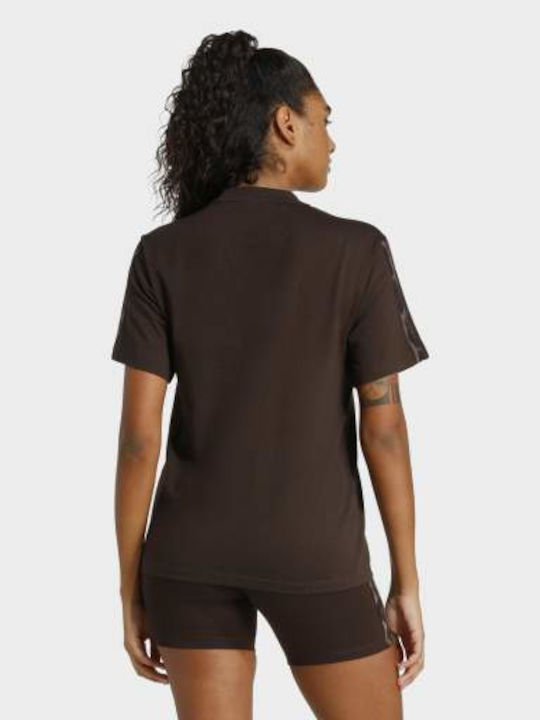 Γυναικείο Αθλητικό T-shirt Καφέ