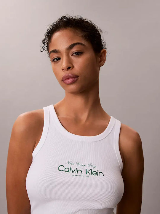 Women's Cotton Sleeveless Top White