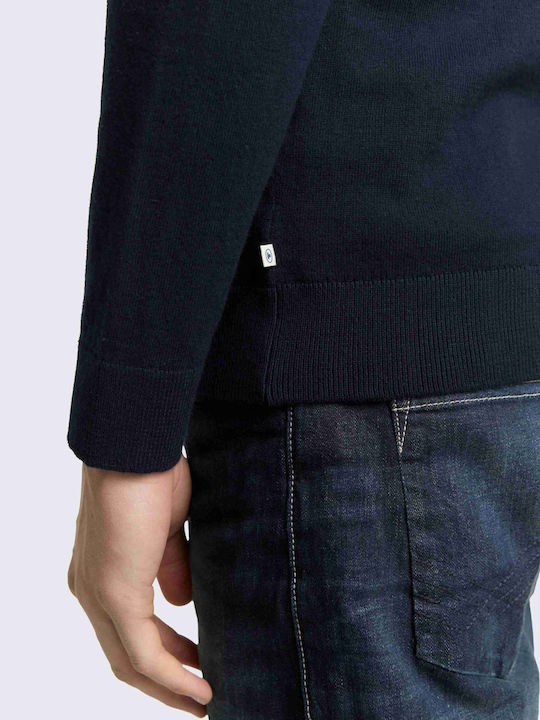 Long Sleeve Blue Blouse